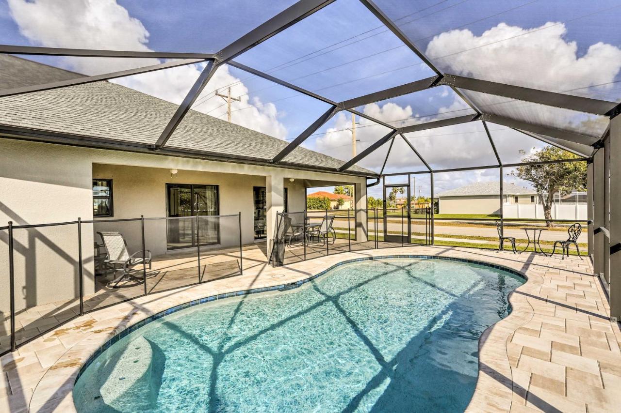 Central Cape Coral House With Private Screened Pool! Bagian luar foto