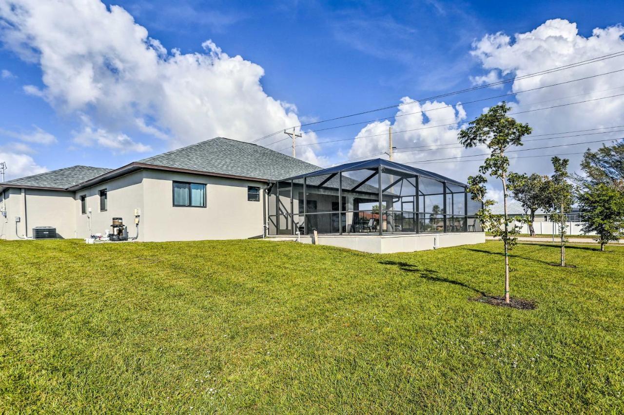 Central Cape Coral House With Private Screened Pool! Bagian luar foto